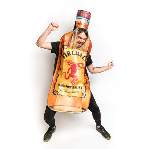 A Fireball Bottle Costume